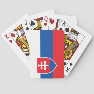 Flag of Slovakia Poker Cards