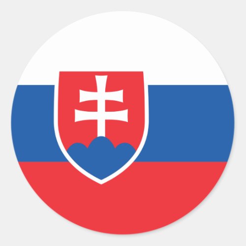 Flag of Slovakia Sticker