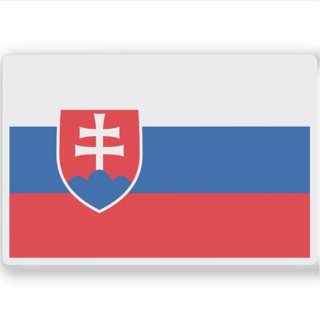 Flag of Slovakia Sticker (Front)