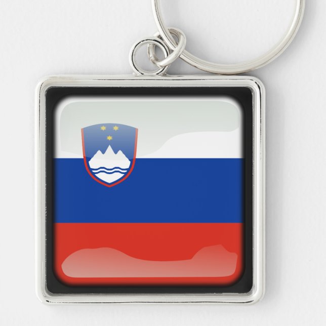 Flag of Slovenia Keychain (Front)