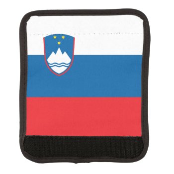 Flag Of Slovenia Luggage Handle Wrap by kfleming1986 at Zazzle