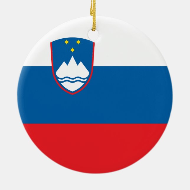 Flag of Slovenia Ornament (Back)