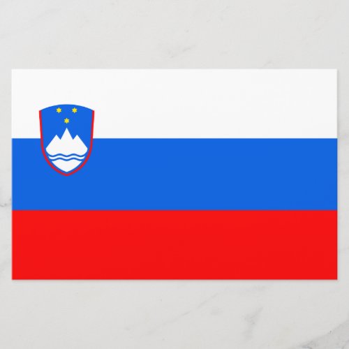 Flag of Slovenia Stationery