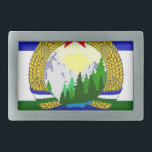 Flag of Socialist Cascadia Belt Buckle<br><div class="desc">Flag of Socialist Cascadia</div>