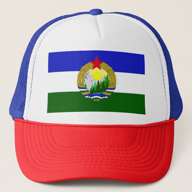 Flag of Socialist Cascadia Trucker Hat (Front)
