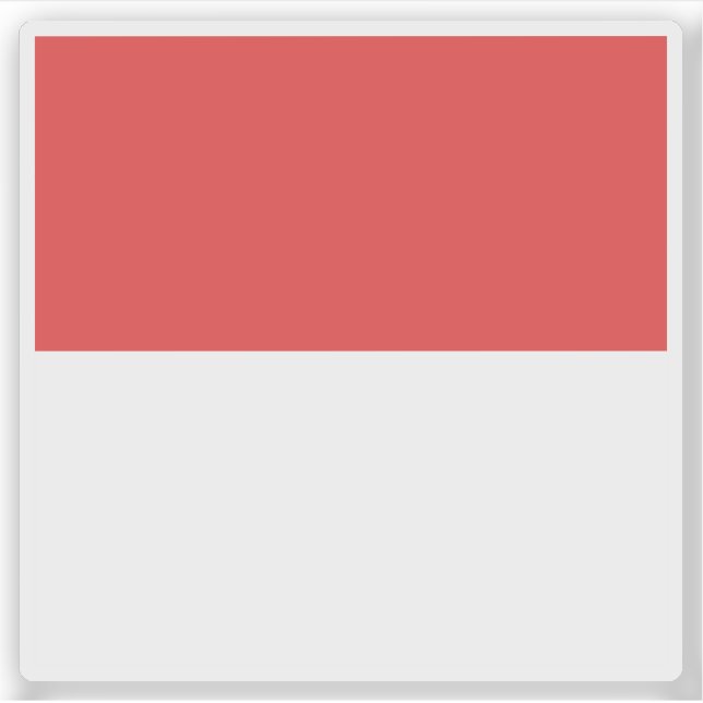 Flag of Solothurn district, Switzerland Sticker (Front)