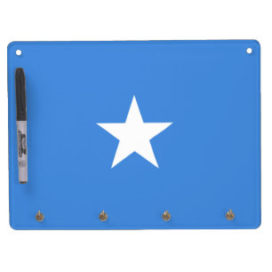 Flag of Somalia Dry Erase Board With Keychain Holder