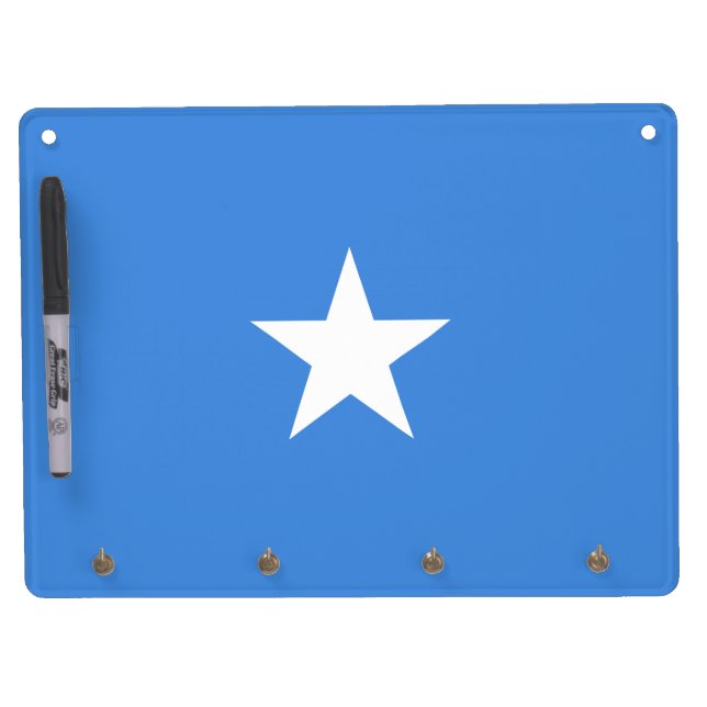 Flag of Somalia Dry Erase Board With Keychain Holder (Front)