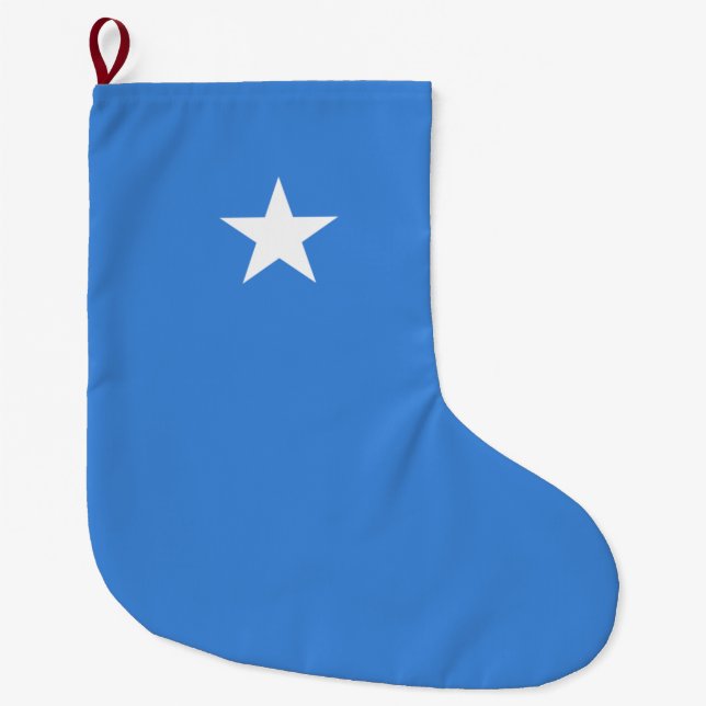 Flag of Somalia Large Christmas Stocking (Front)