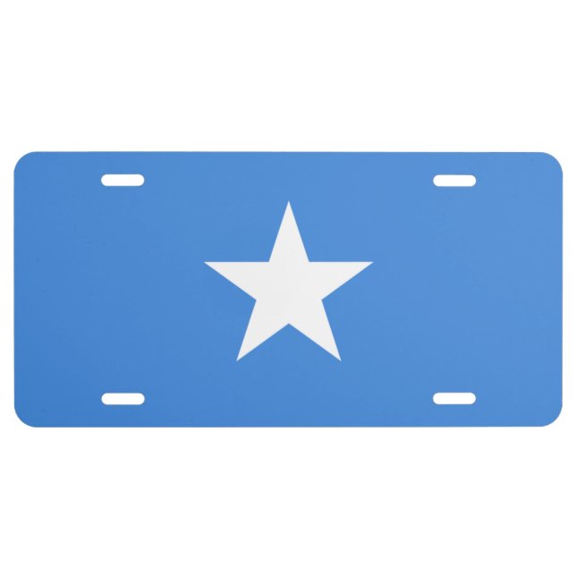 Flag of Somalia License Plate (Front)