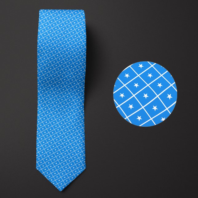Flag of Somalia Pattern Neck Tie (Creator Uploaded)
