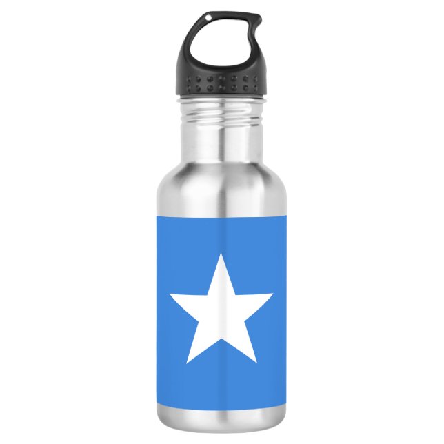 Flag of Somalia Stainless Steel Water Bottle (Front)