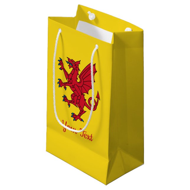 Flag of Somerset Small Gift Bag (Front Angled)