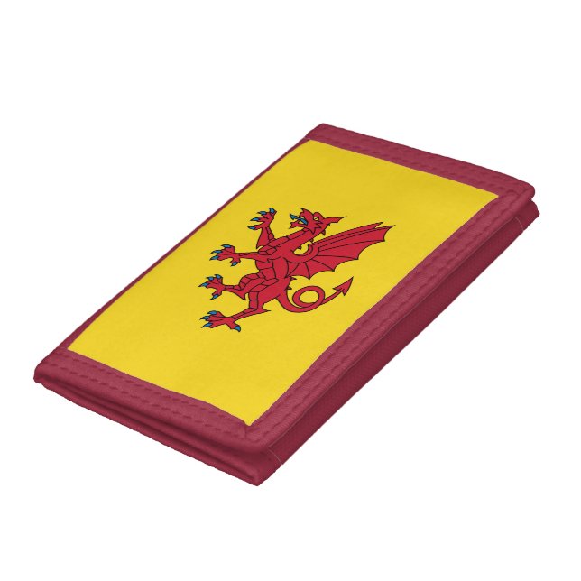 Flag of Somerset  Tri-fold Wallet (Bottom)