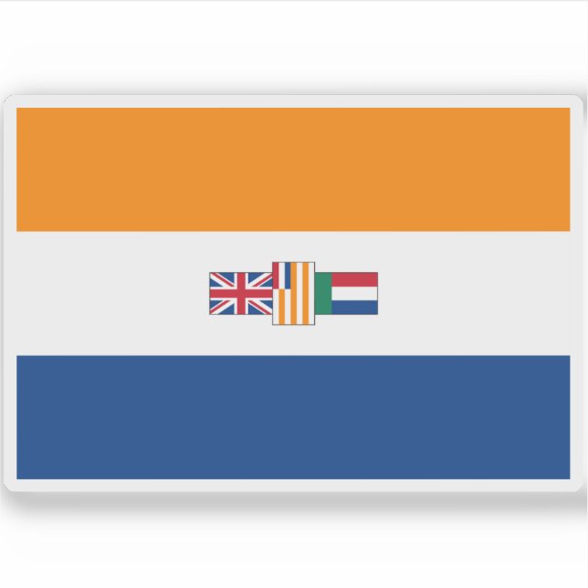 Flag of South Africa (1928-1982), Africa Sticker (Front)