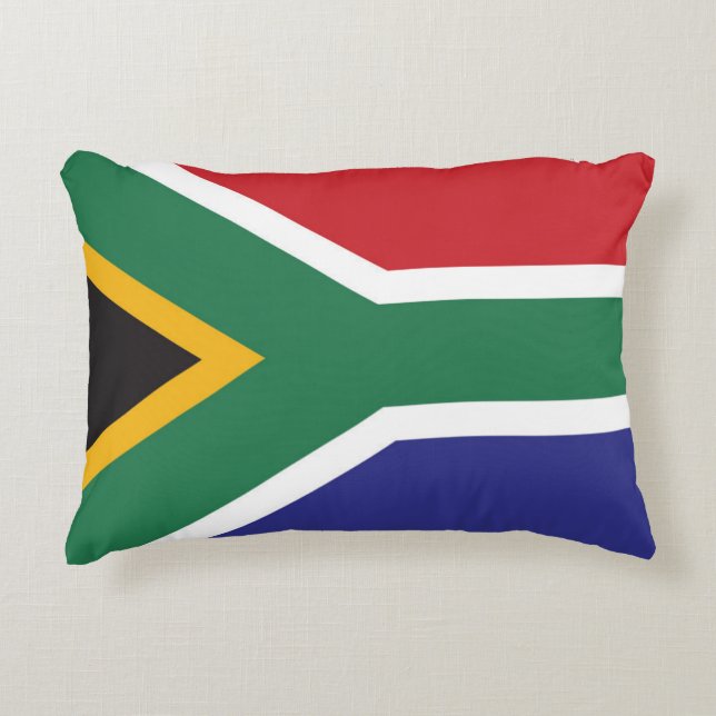 Flag of South Africa Accent Pillow (Front)