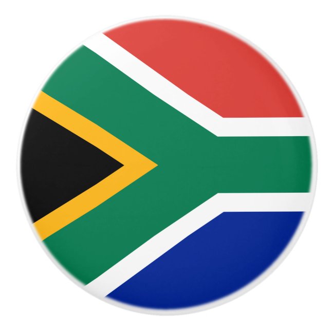 Flag of South Africa Ceramic Knob (Front)