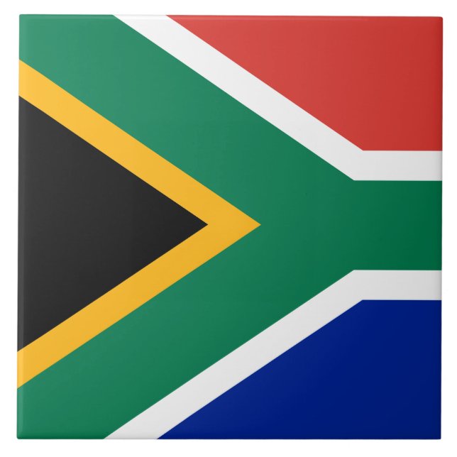 Flag of South Africa Ceramic Tile (Front)