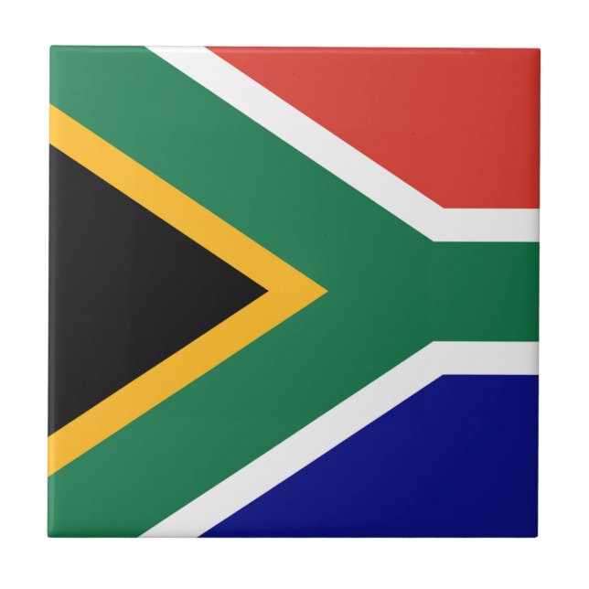 Flag of South Africa Ceramic Tile (Front)
