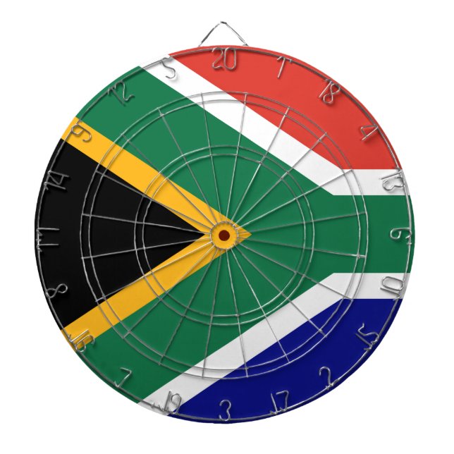 Flag of South Africa Dart Board (Front)