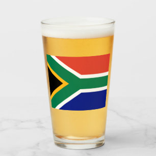 Flag of South Africa Glass