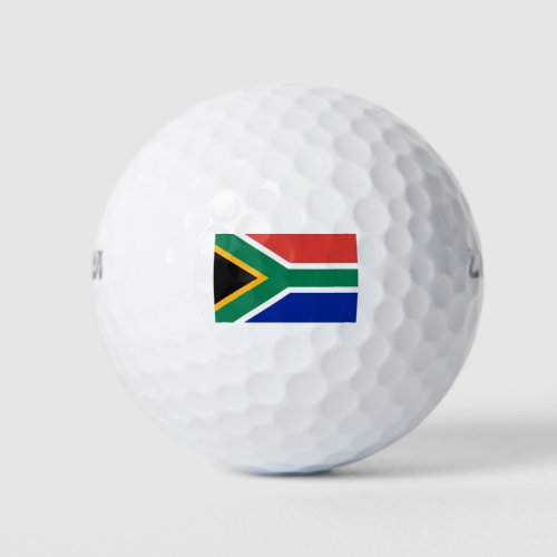 Flag of South Africa Golf Balls