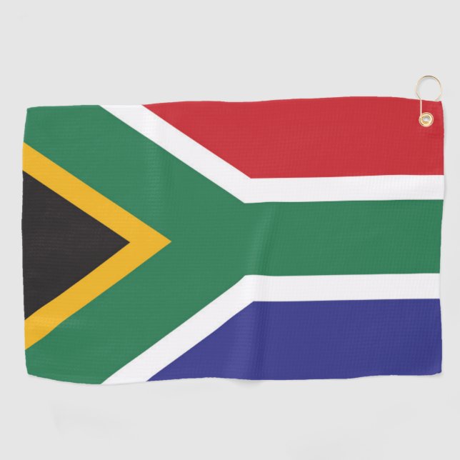 Flag of South Africa Golf Towel (Horizontal)