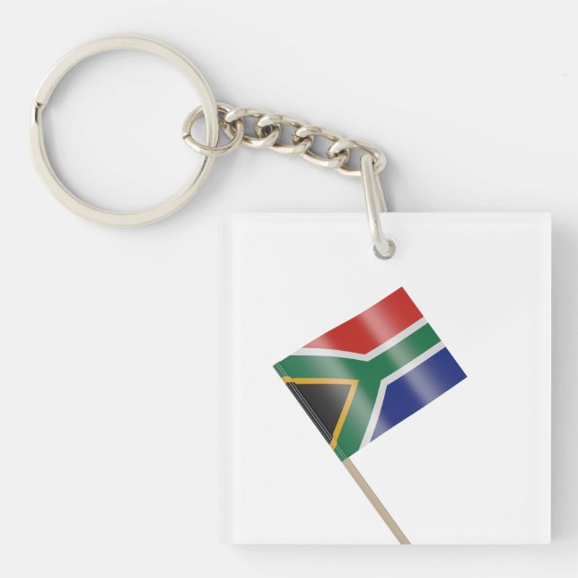 Flag of South Africa Keychain (Front)