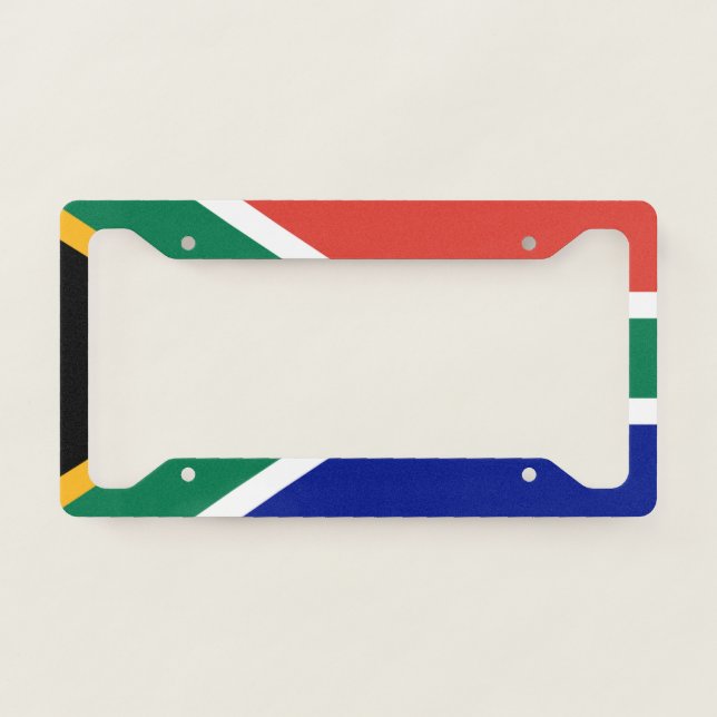 Flag of South Africa License Plate Frame (Front)