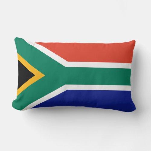Flag of South Africa Lumbar Pillow