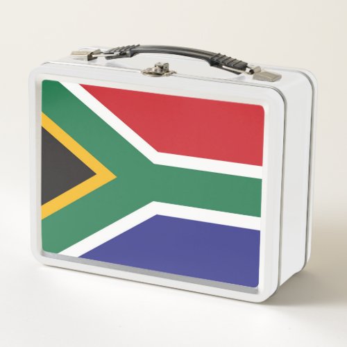 Flag of South Africa Metal Lunch Box