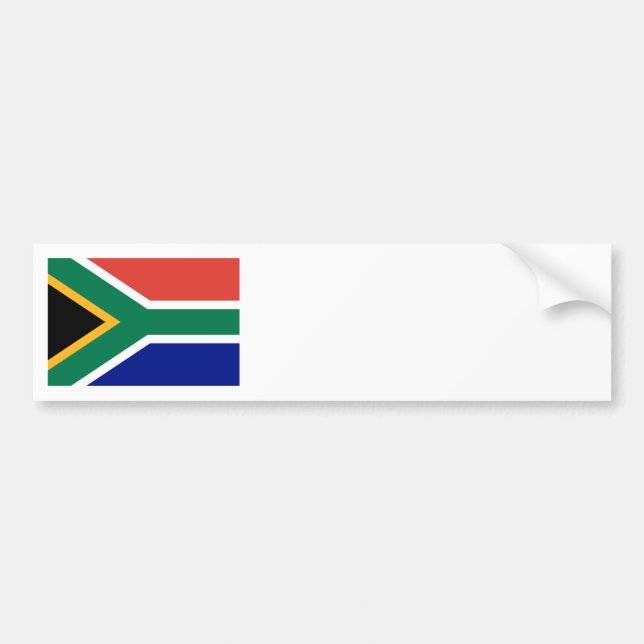 Flag of South Africa - Patriotic   Bumper Sticker (Front)