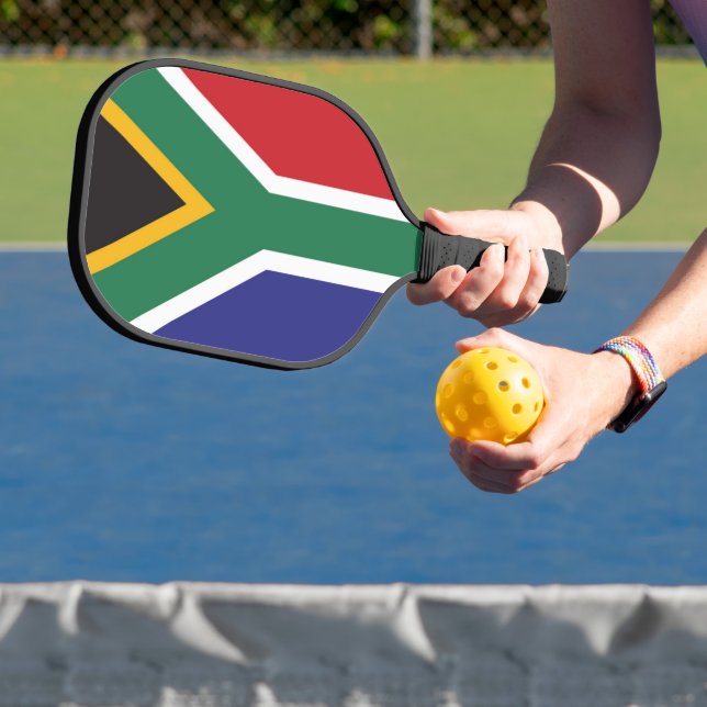 Flag of South Africa Pickleball Paddle (Insitu)