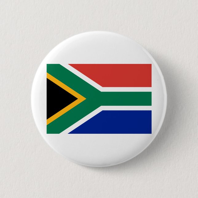 Flag of South Africa Pinback Button (Front)