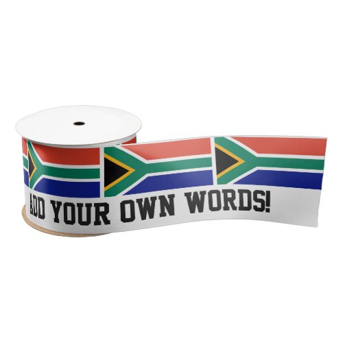 Flag of South Africa Satin Ribbon