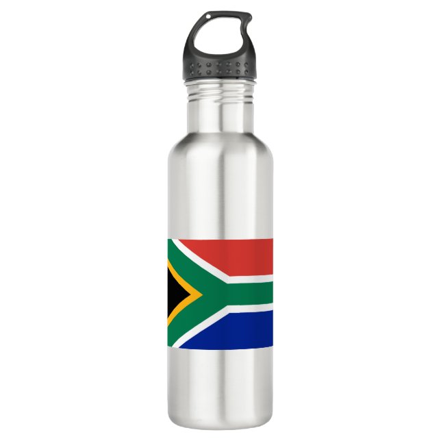 Flag of South Africa Stainless Steel Water Bottle (Front)