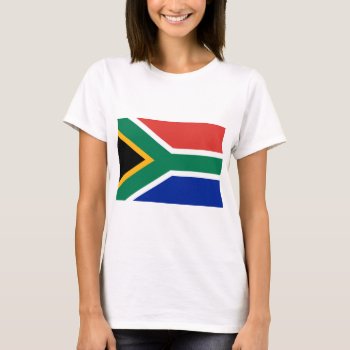 Flag Of South Africa T-shirt by TwoTravelledTeens at Zazzle