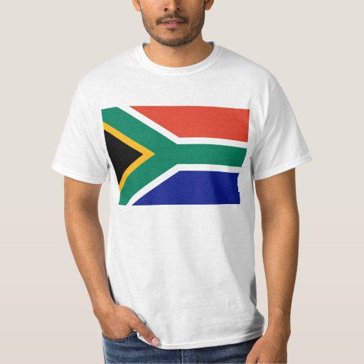 Flag of South Africa T Shirt | Zazzle