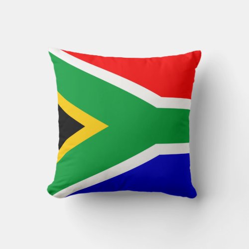 flag of south africa throw pillow