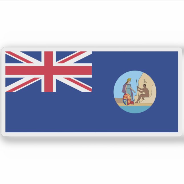 Flag of South Australia (1876–1904) Sticker (Front)