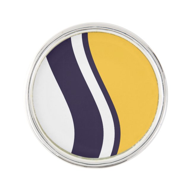 Flag of South Bend, Indiana Lapel Pin (Front)