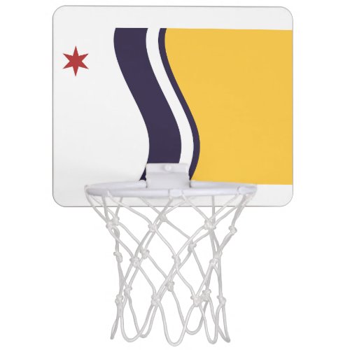 Flag of South Bend Indiana Mini Basketball Hoop