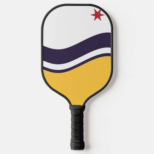 Flag of South Bend, Indiana Pickleball Paddle (Front)
