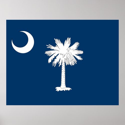 Flag of South Carolina Poster