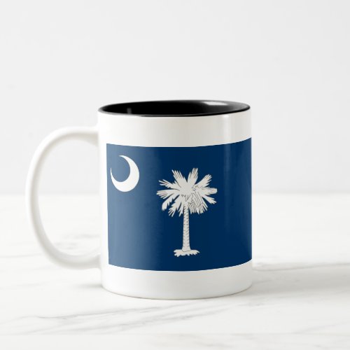 Flag of South Carolina Two_Tone Coffee Mug