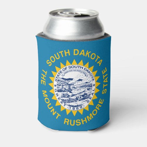 Flag of South Dakota Can Cooler