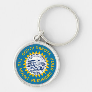 Flag of South Dakota Keychain