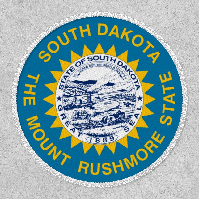 Flag of South Dakota Patch (Front)