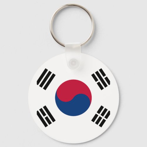 Flag of South Korea _ 태극기 _ 대한민국의 국기 Keychain