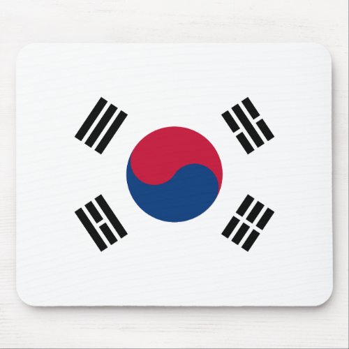 Flag of South Korea _ 태극기 _ 대한민국의 국기 Mouse Pad